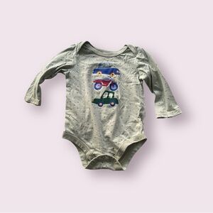 George Baby Car Onesie Bodysuit